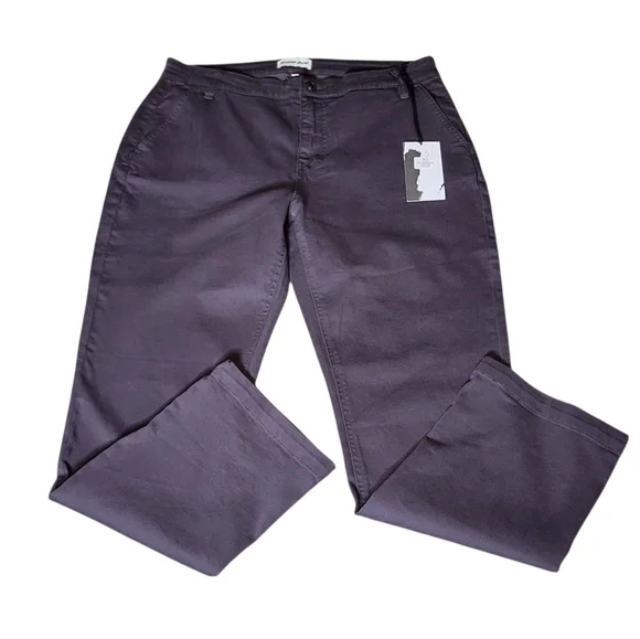 Studio Blue Hight Rise Ankle Straight Chino Pants -NWT - Picture 6 of 8